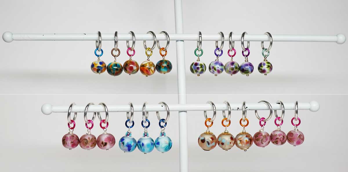 Glass Bead Stitch Markers