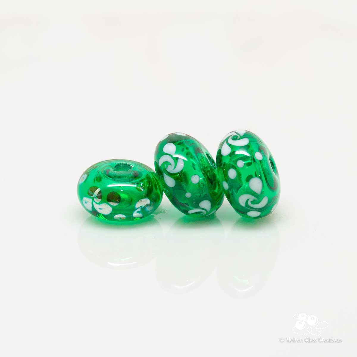 A Shot of Green - Molten Glass Creations