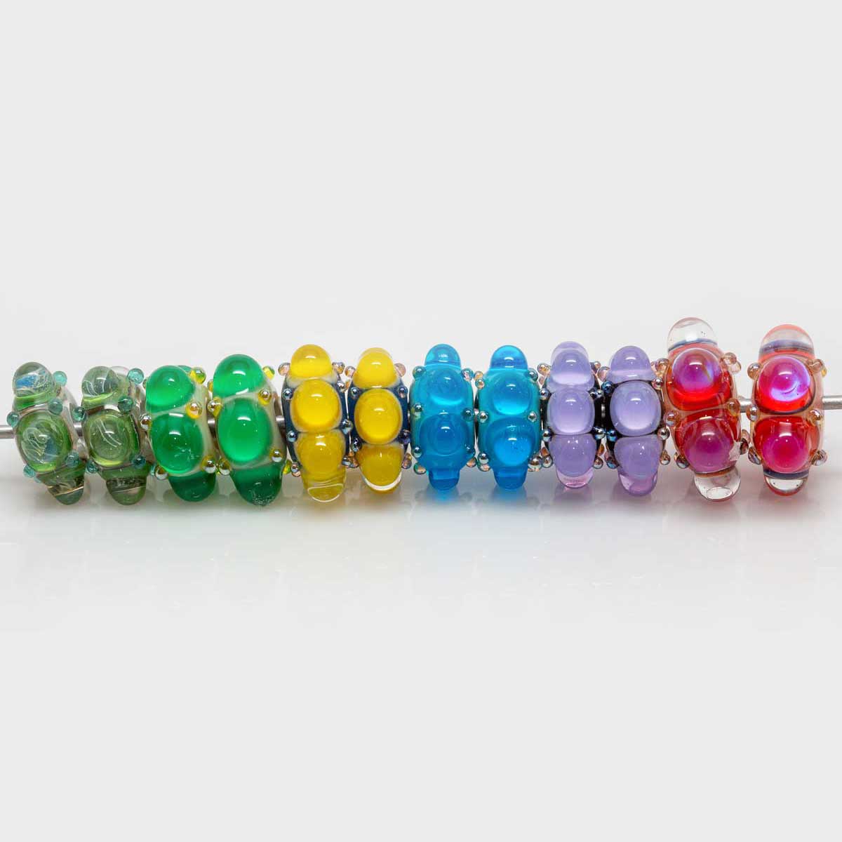 Bumpy Beads - Molten Glass Creations