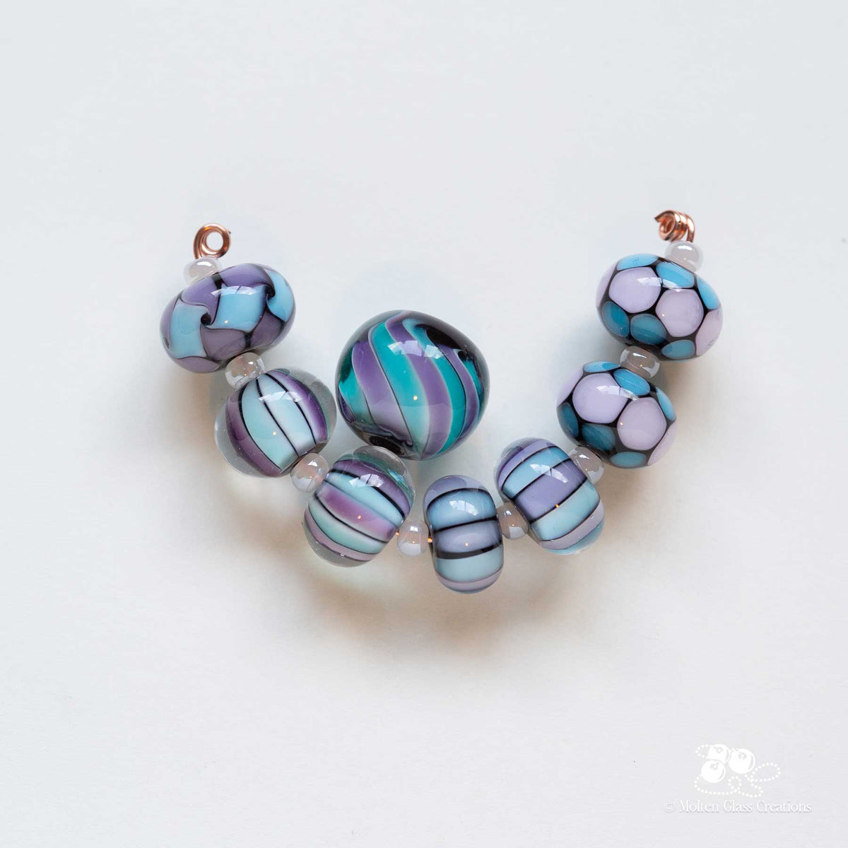 Blue & Violet Harmony Bead Set