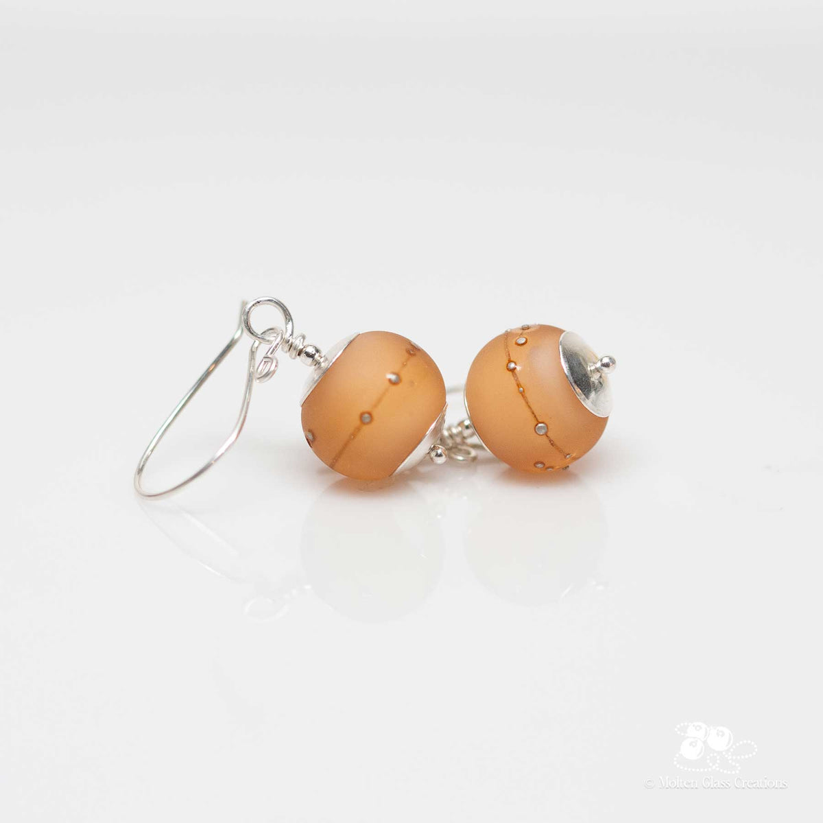 Peach Frost Earrings