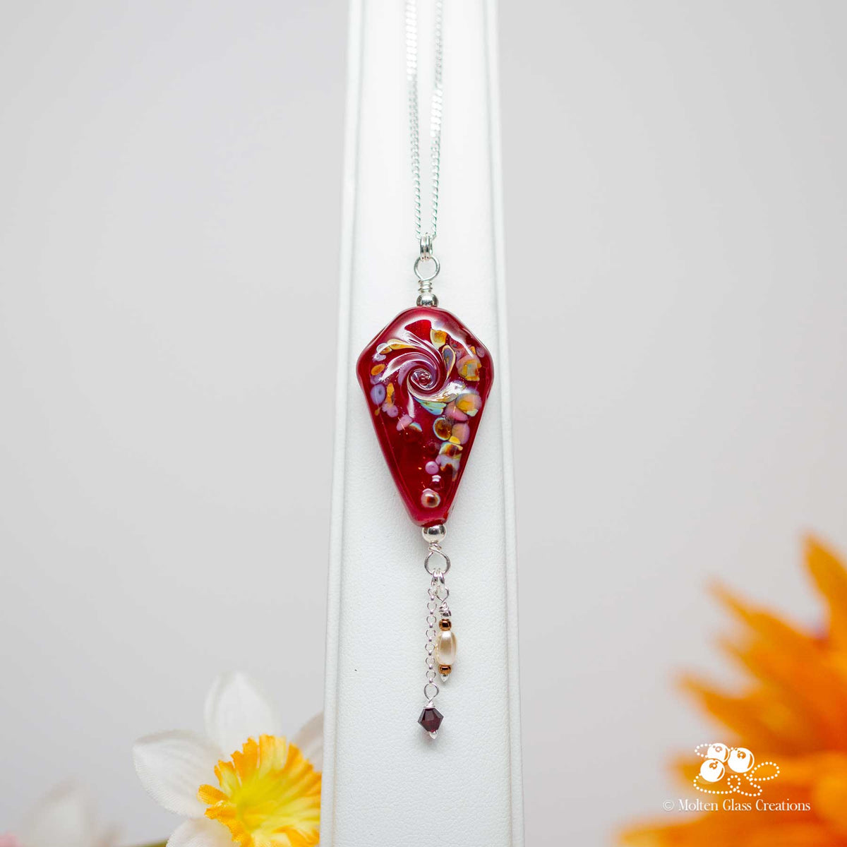 Fly a Kite - Red Necklace