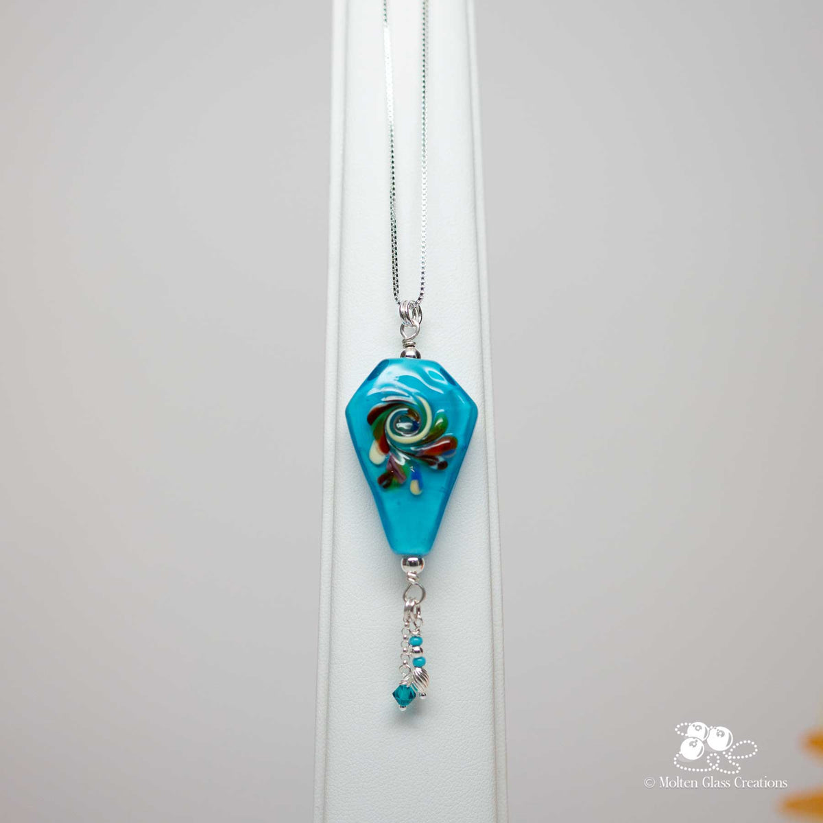 Fly a Kite - Blue Necklace