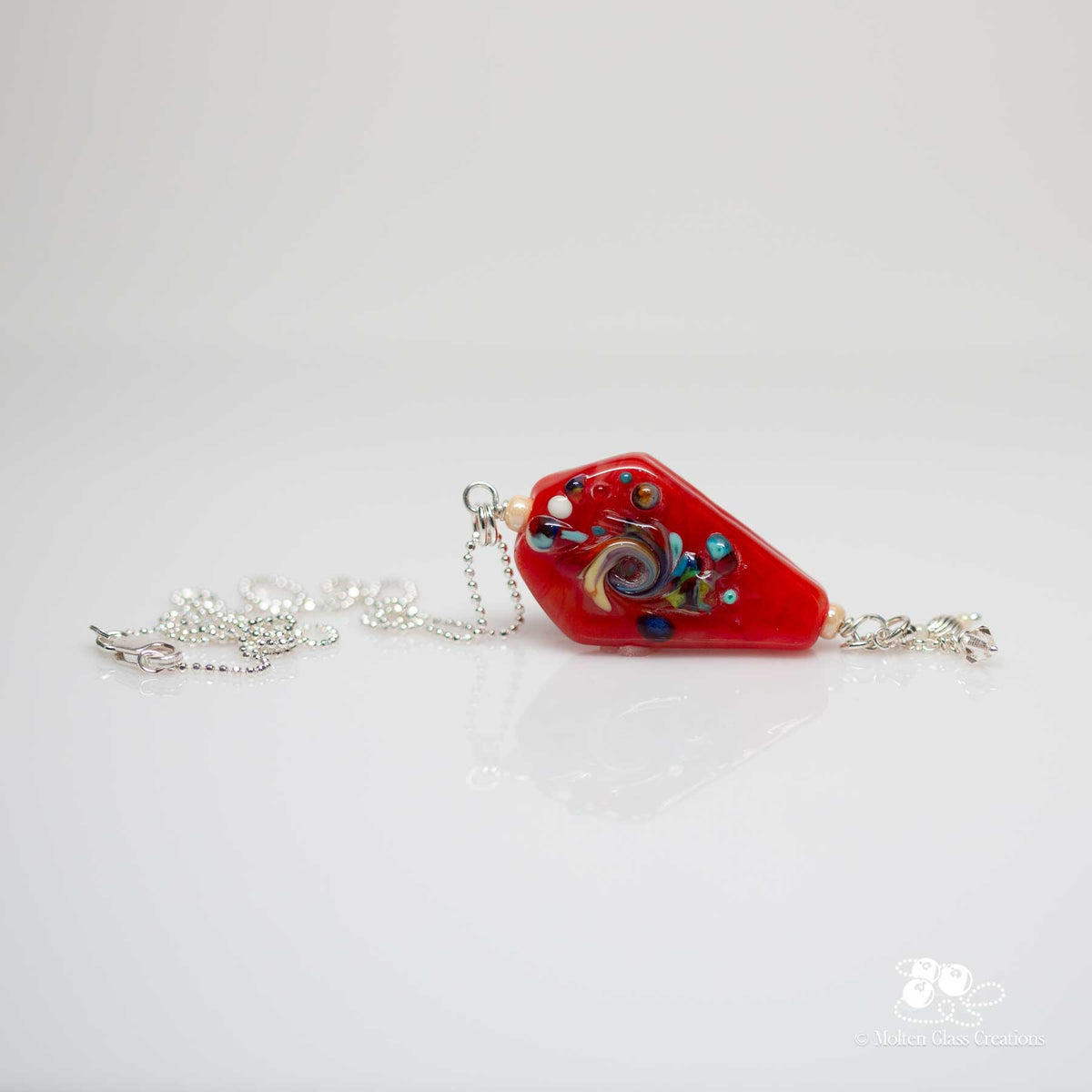 Fly a Kite - Orange Necklace