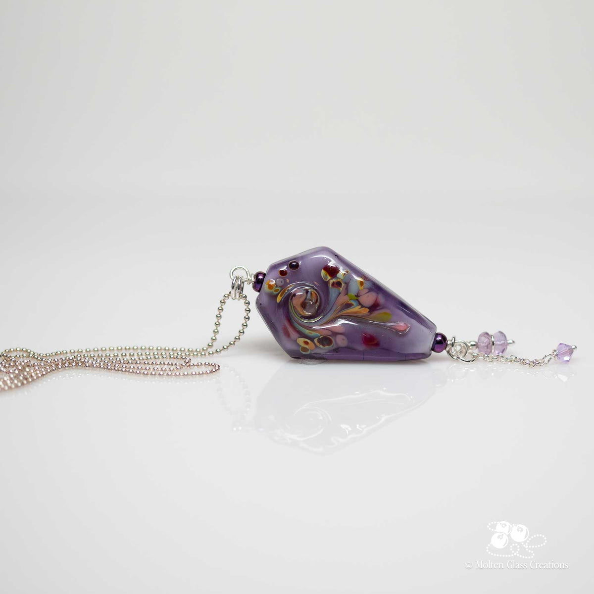 Fly a Kite - Purple Necklace