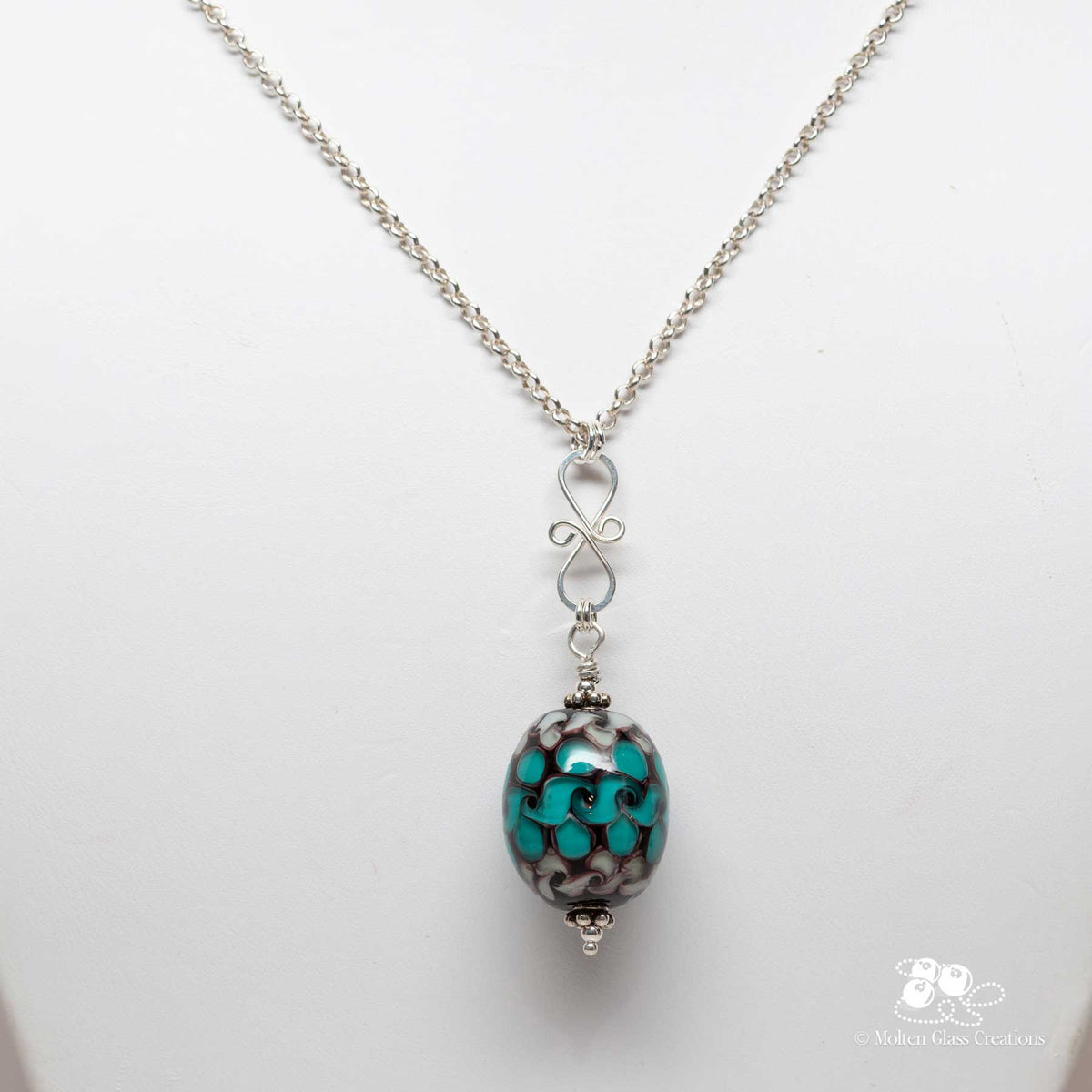 Twisted Teal Necklace