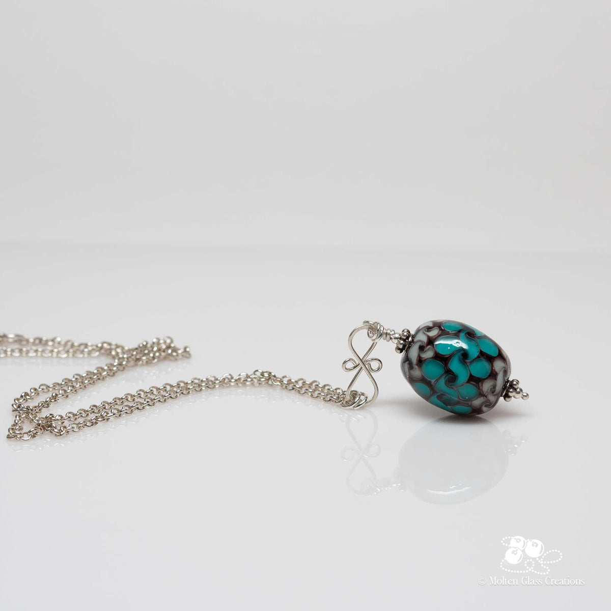 Twisted Teal Necklace