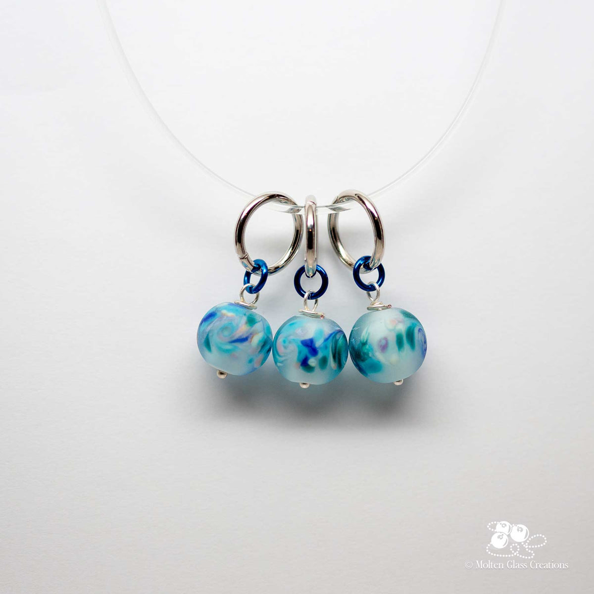Stitch Markers - Sea Mist