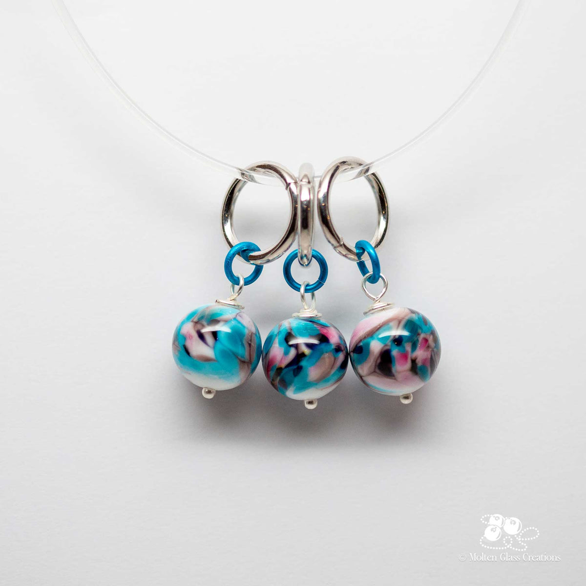 Stitch Markers - Hydrangea