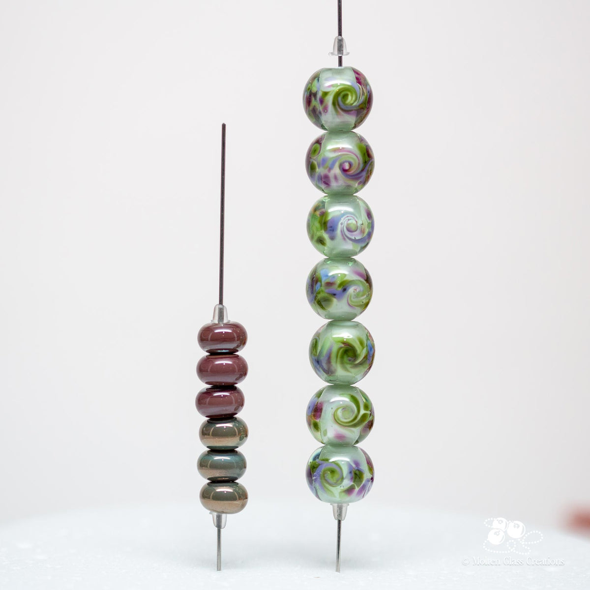Lilac Garden Bead Set
