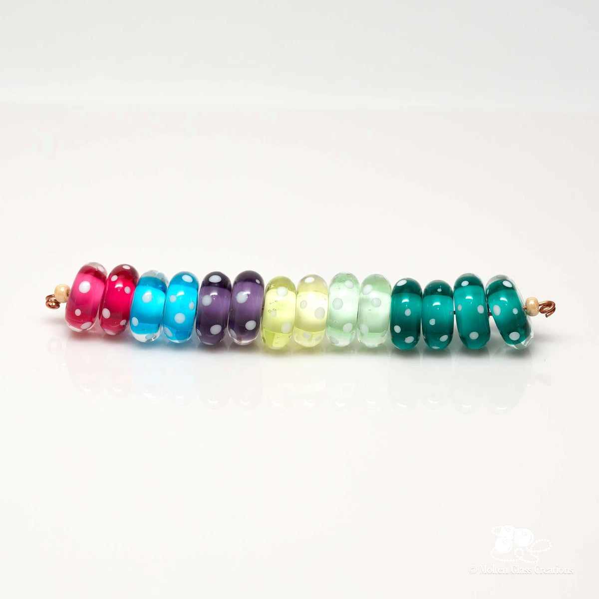 Rainbow Disc Bead Set #1