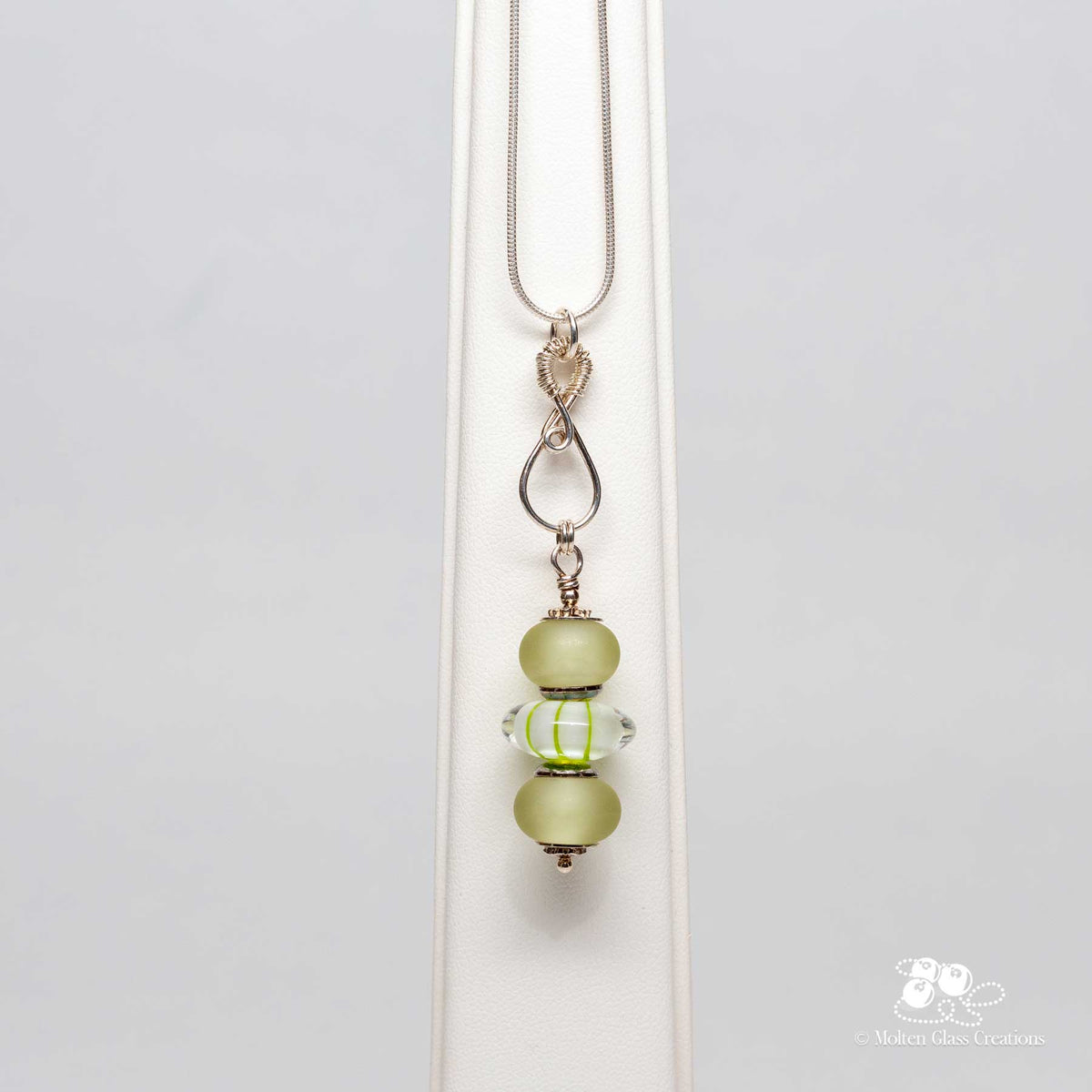 MInt Julep Glass Bead Necklace