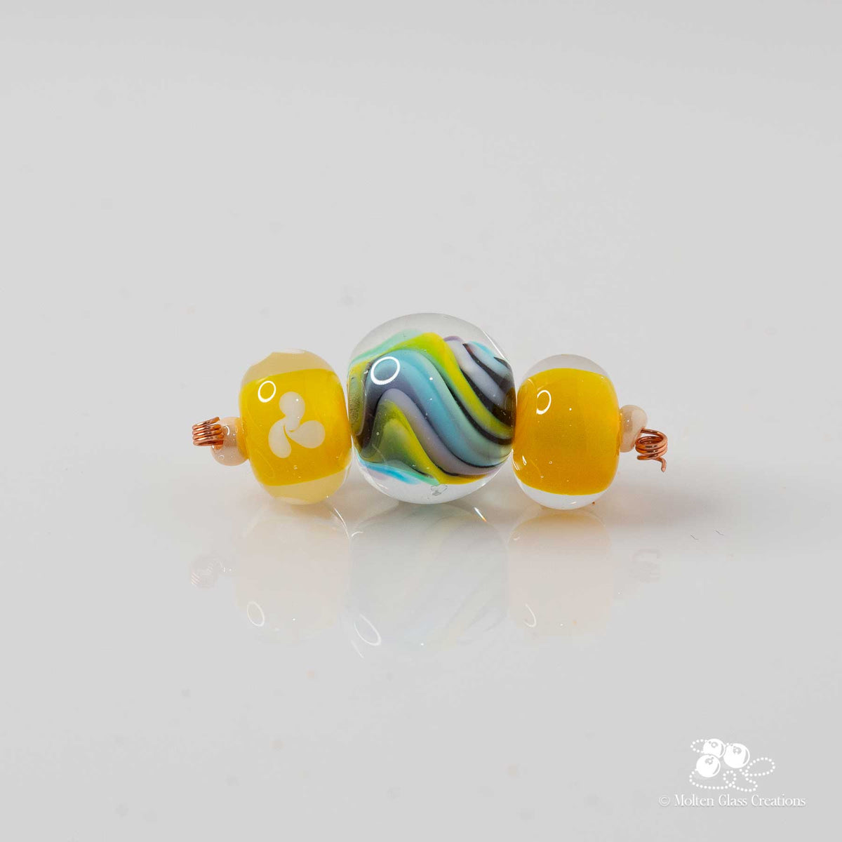 Sunny Ribbon Bead Set