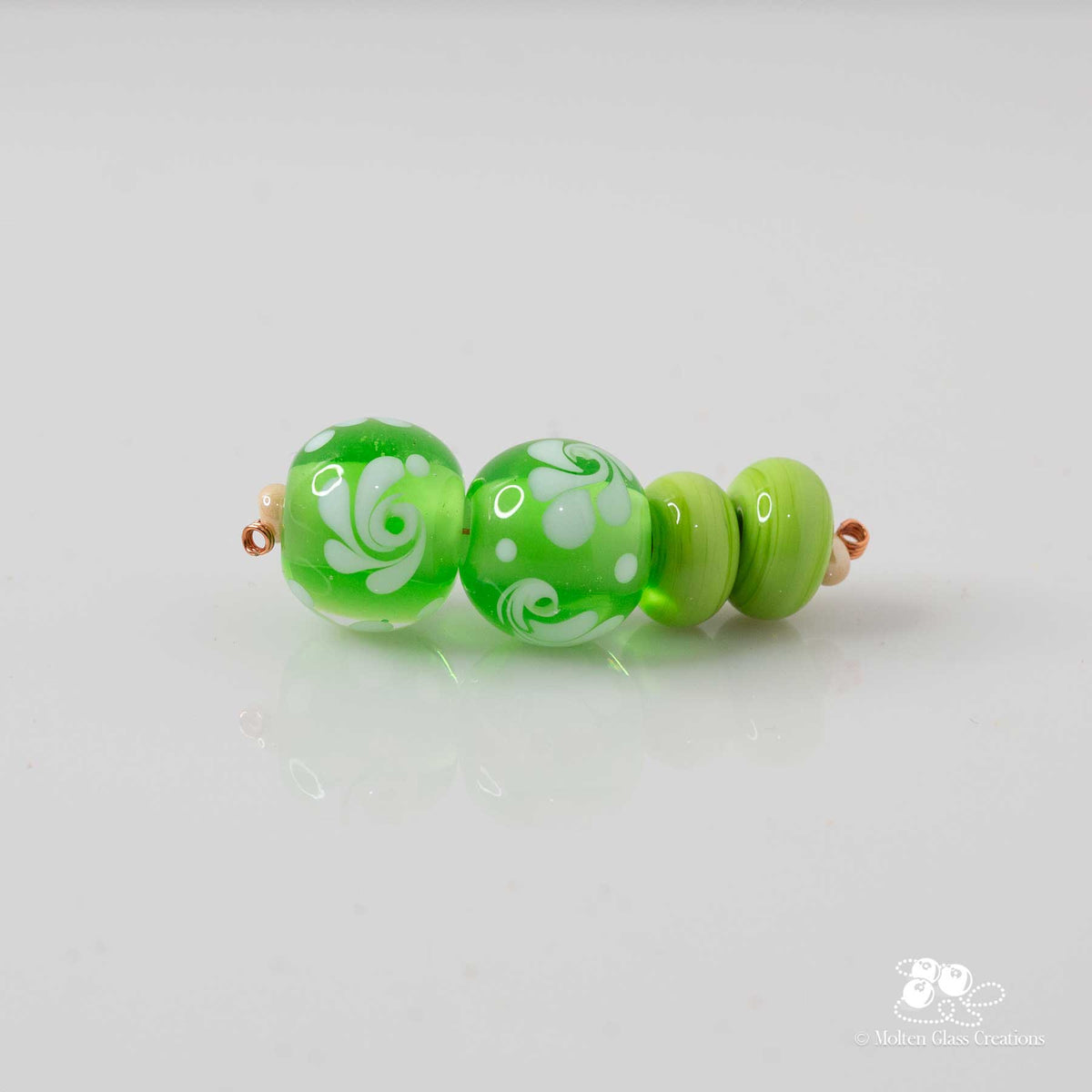 Spring Whirl Bead Set