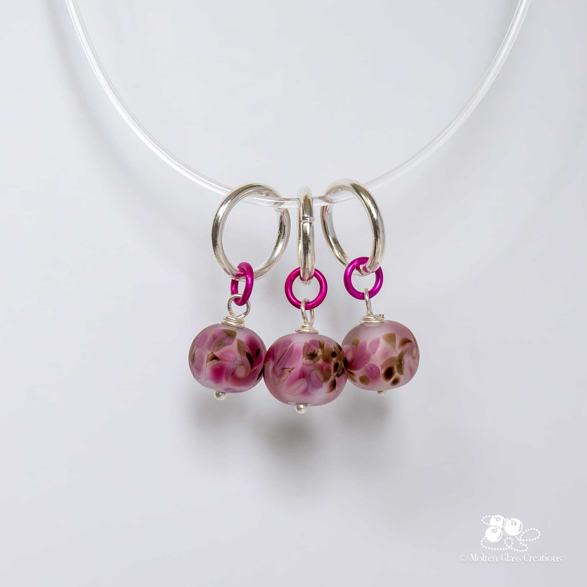 Stitch Markers - Rose Garden
