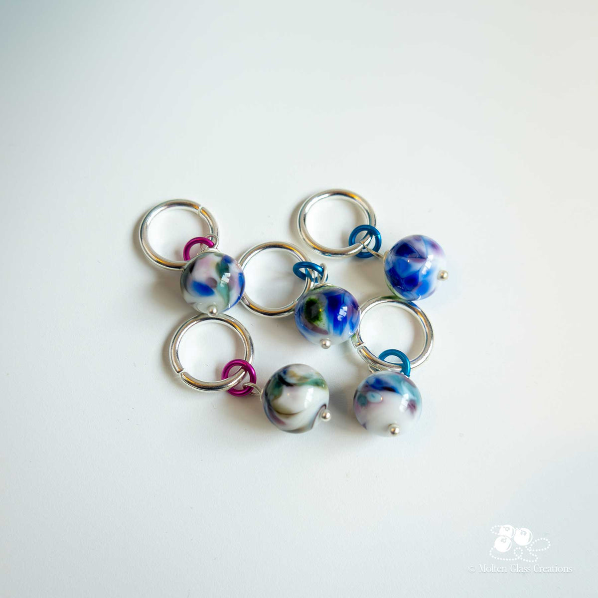 Stitch Markers - Cornflower