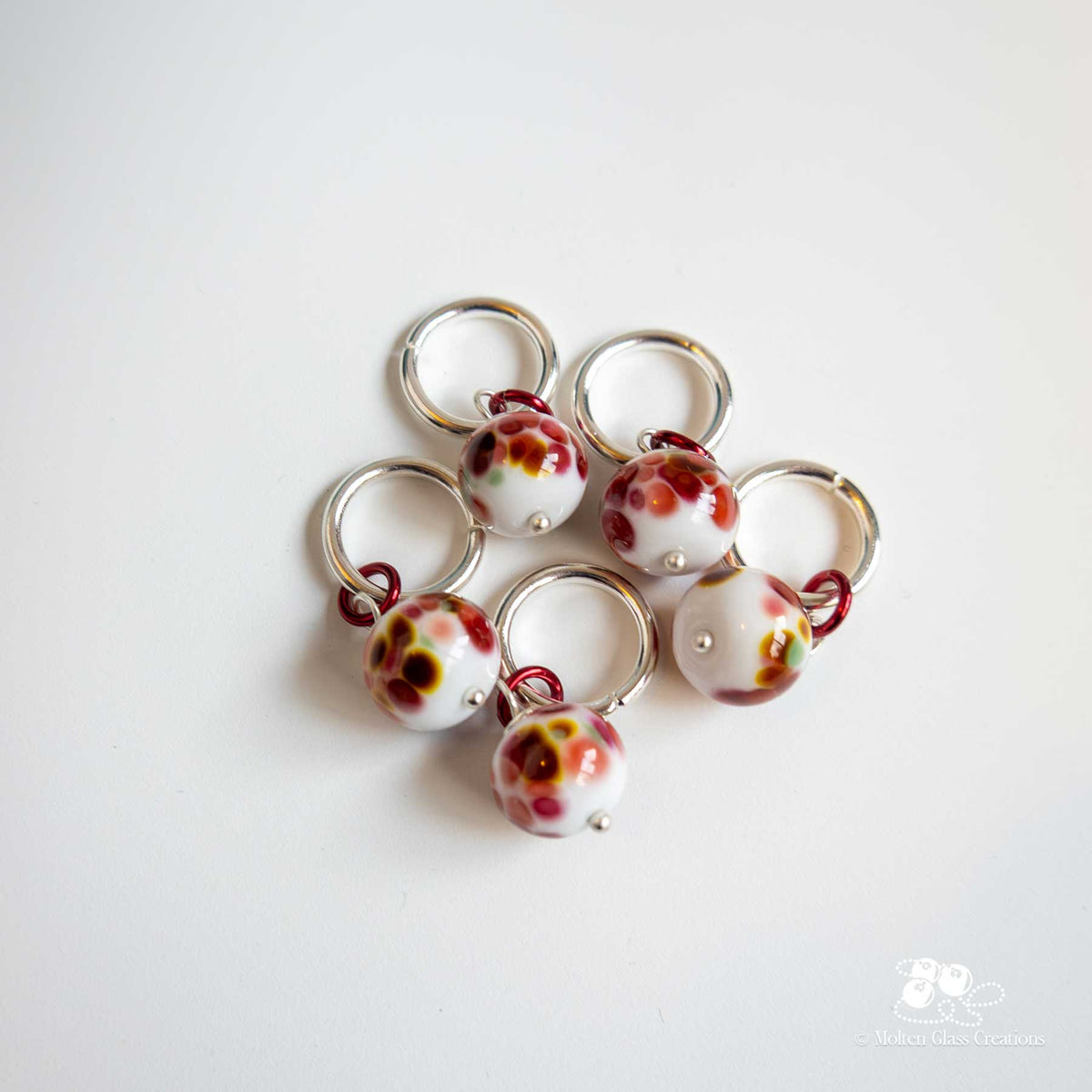 Stitch Markers - Poppy Field