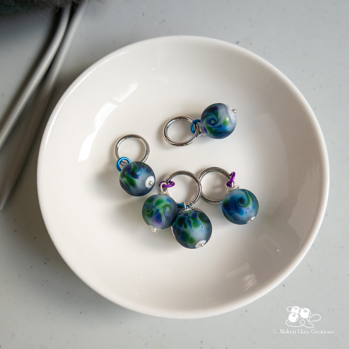 Stitch Markers - Heather