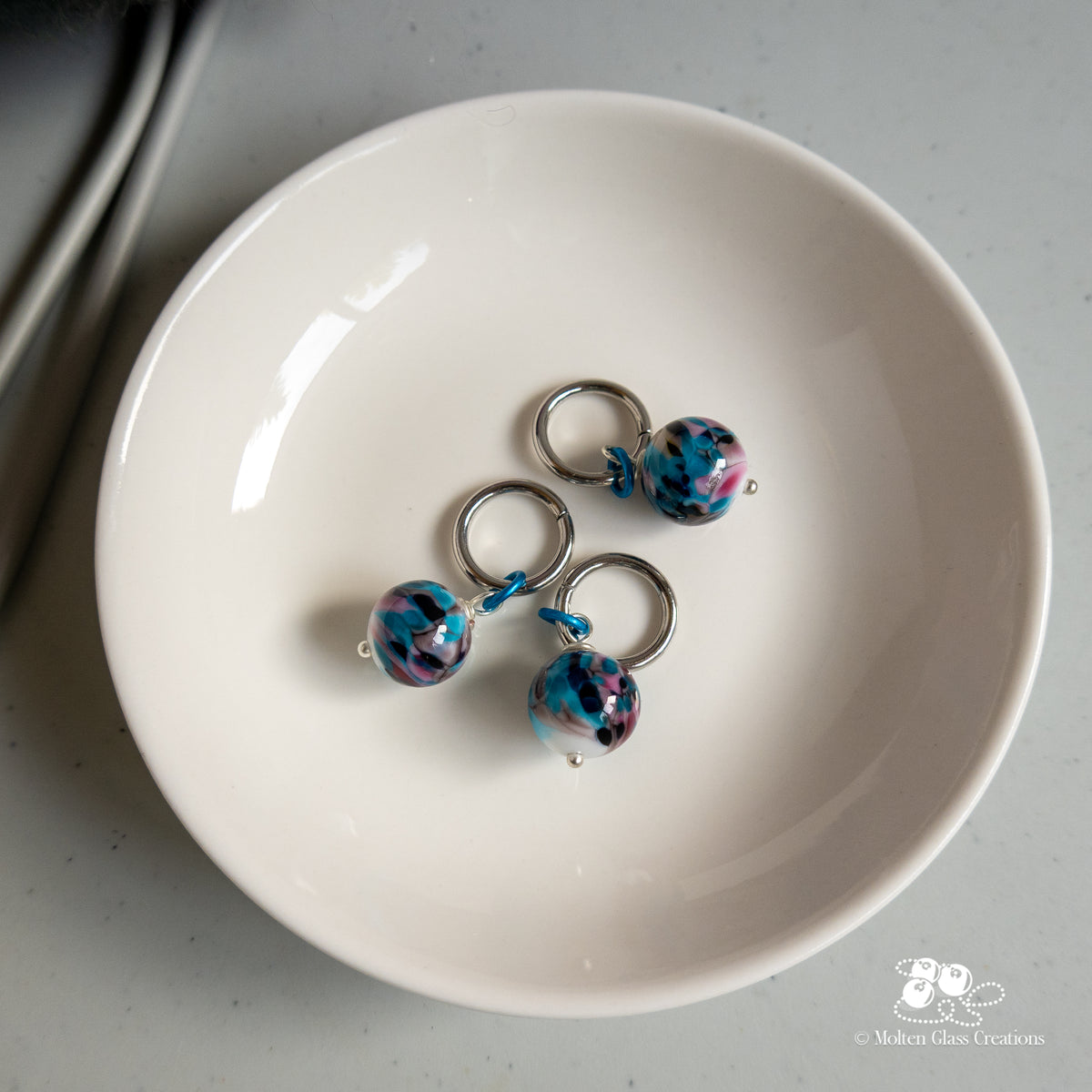 Stitch Markers - Hydrangea