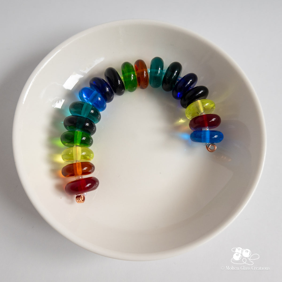 Rainbow Disc Bead Set