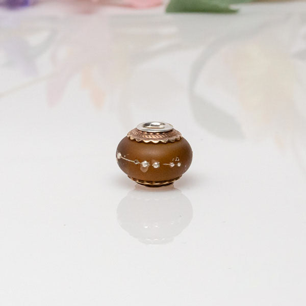 Big Hole Bead - Maple/Copper/SS