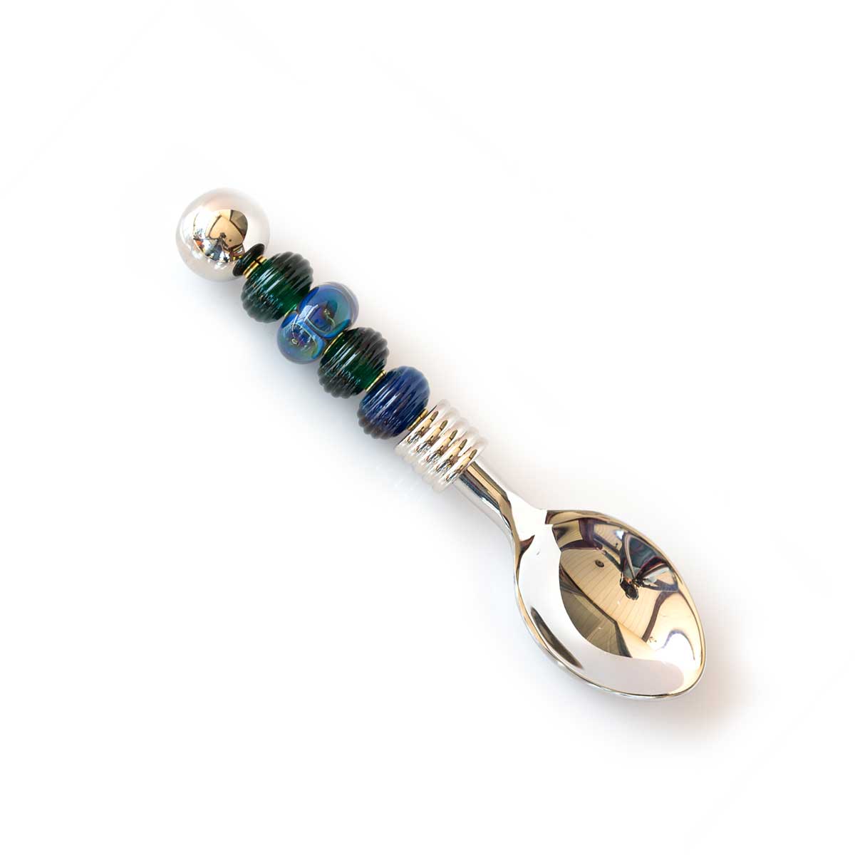 Beaded Condiment Spoons - Molten Glass Creations