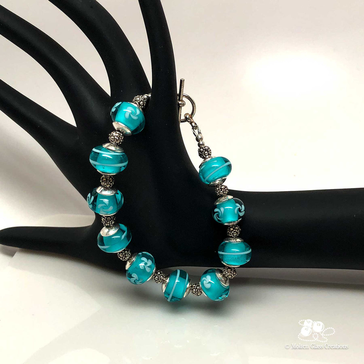 Deep Aquamarine Bracelet
