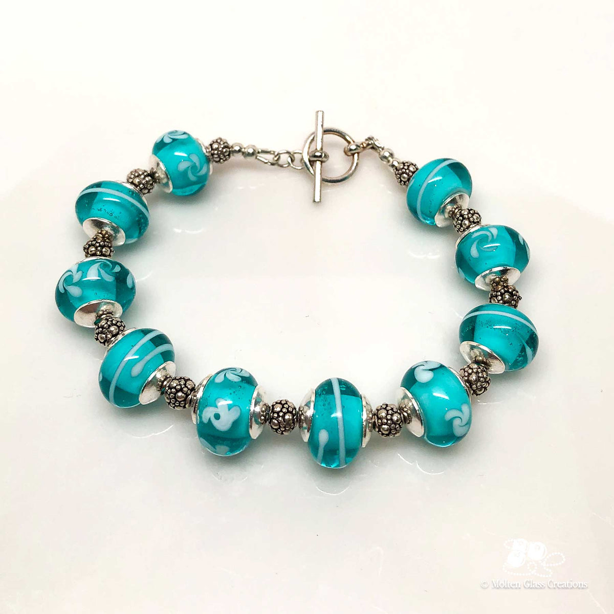 Deep Aquamarine Bracelet