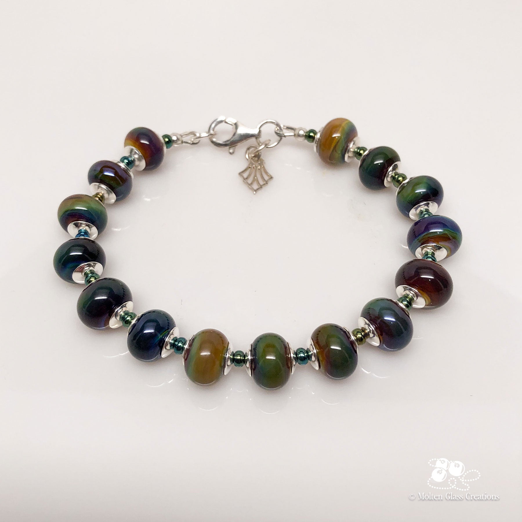 Fall in Style Bracelet - Molten Glass Creations
