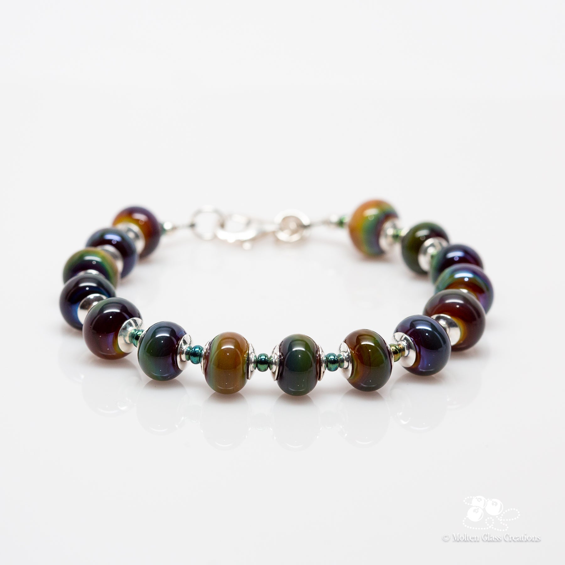 Fall in Style Bracelet - Molten Glass Creations