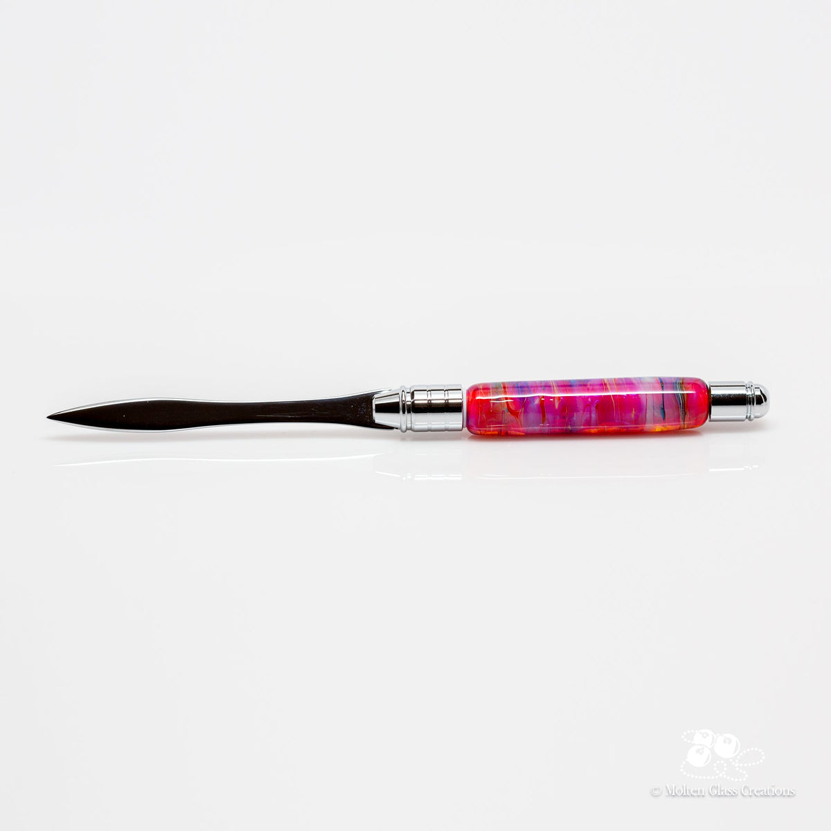 Hot Pink Letter Opener - Molten Glass Creations