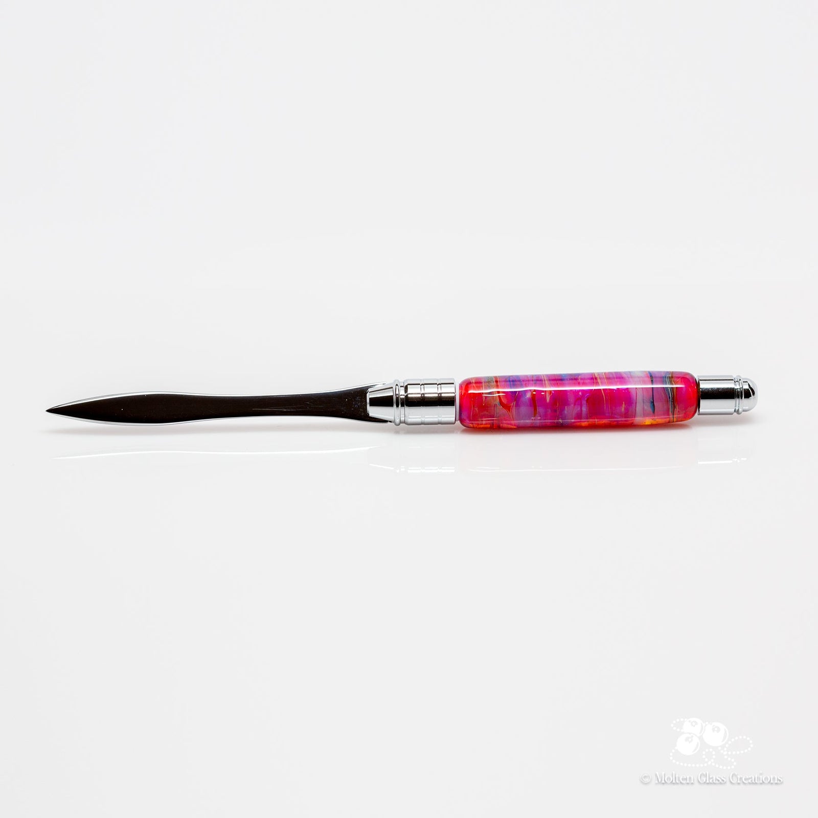 Hot Pink Letter Opener - Molten Glass Creations