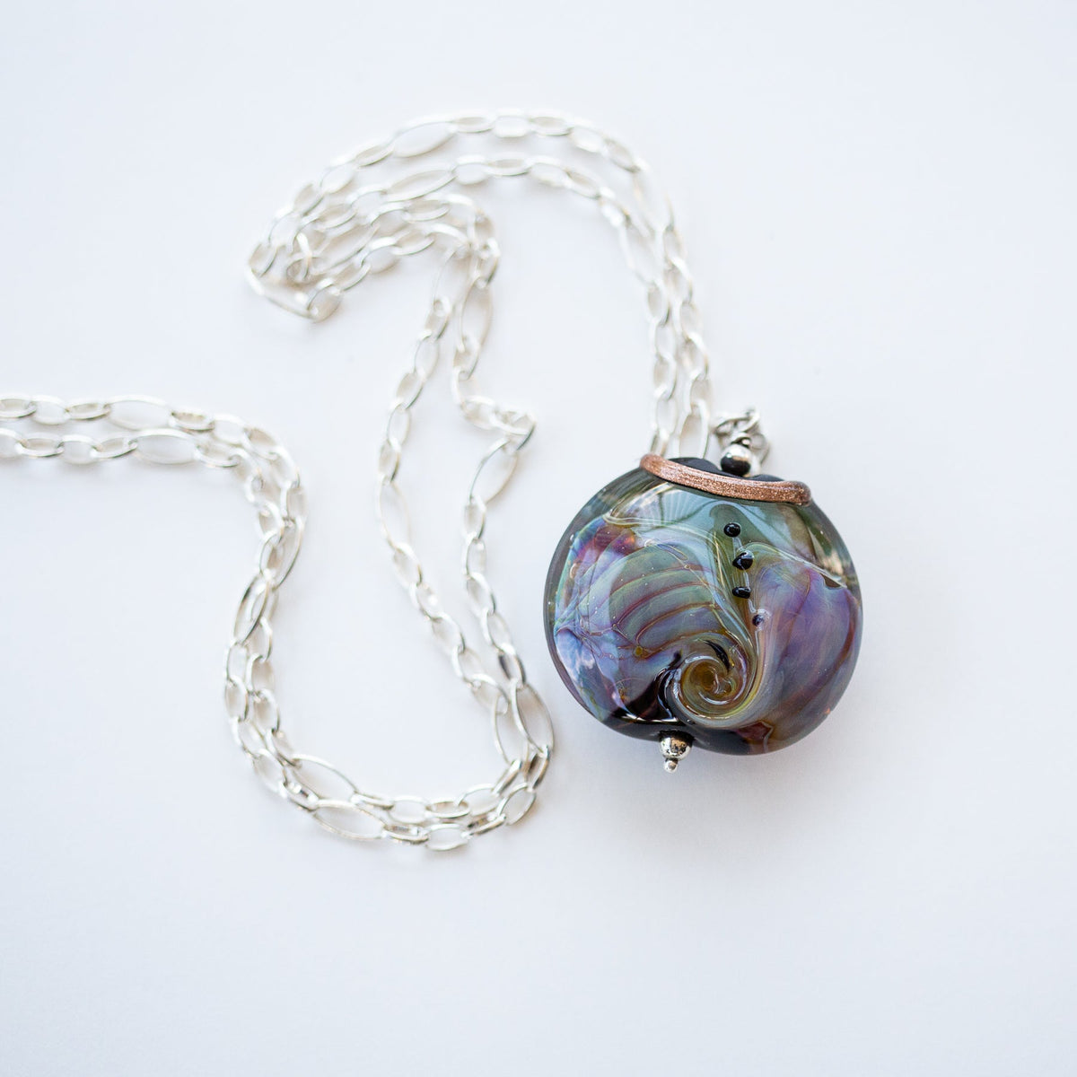 Organic Sweater Bead - Molten Glass Creations