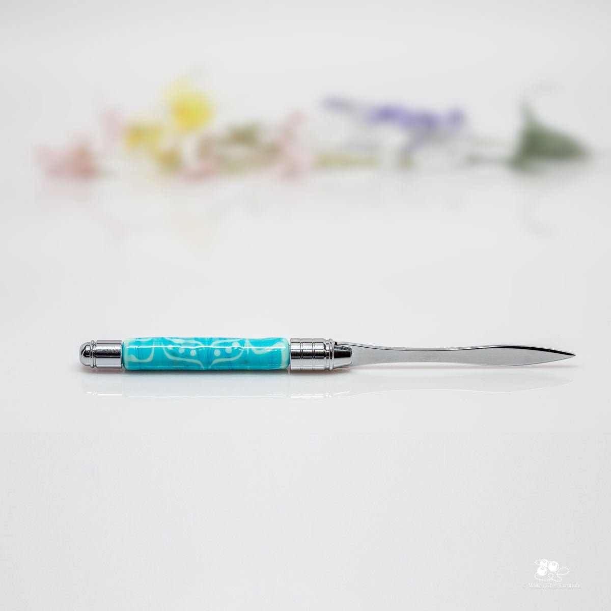 Turquoise Letter Opener - Molten Glass Creations